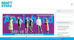 Desktop Screenshot of kraftstoff-fashion.de